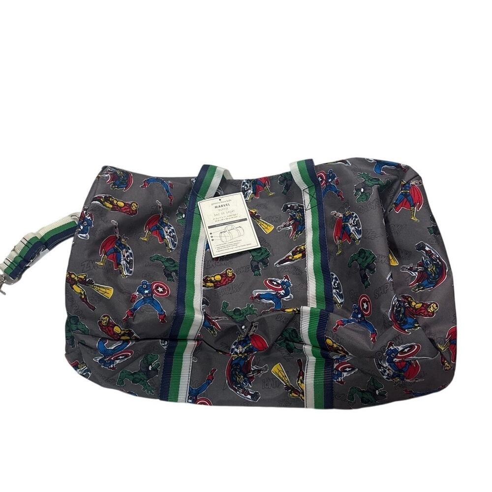 NWT Pottery Barn Kid Marvel Avengers Duffel Bag Sleepover Travel Vacation Disney - Picture 2 of 8